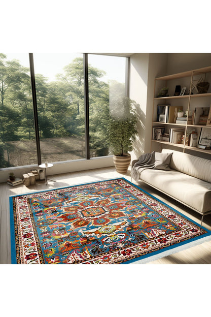 Halı Vagonu E 42 Zamansız Şıklık, Eşsiz Desenler Dokuma Taban Halı