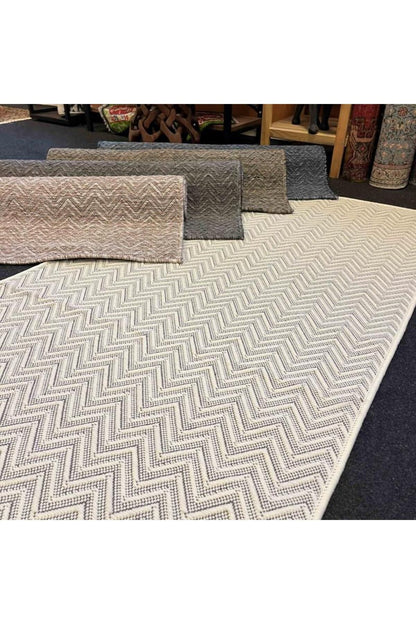 Halı Vagonu Kathmandu 6042 Bej Nepal Sisal Dokuma Halı