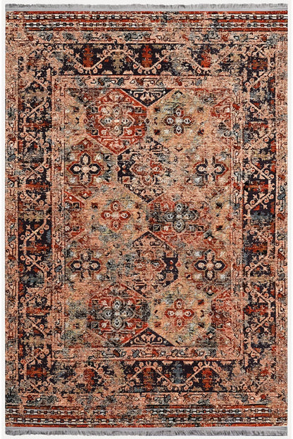 Mars Serisi Eskitme Desen Kaymaz Taban Şönil Halı