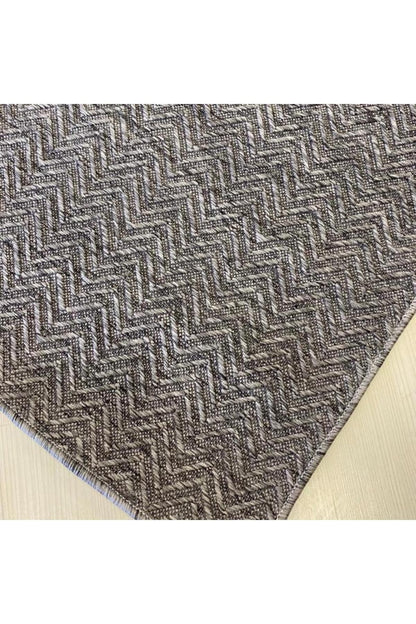 Halı Vagonu Kathmandu 6045 Gri Nepal Sisal Dokuma Halı