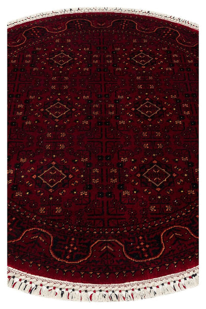 NOSTALJI 960 RED Q  Afgan / Yağcıbedir Desenli El Emeği ile Özel Tezgahlarda Üretilen Uşak Halısı