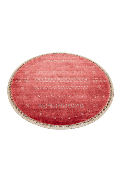 ZARA ZR 06 RED Q Otantik Desenli El Emeği ile Özel Tezgahlarda Üretilen Modern Uşak Halısı