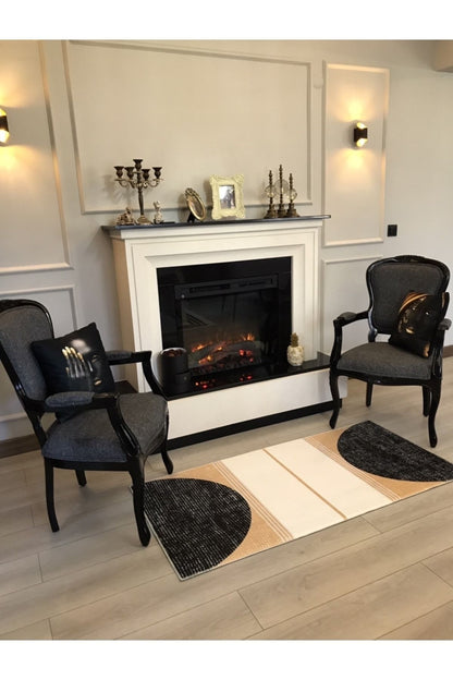 Halı Vagonu HV891 Jüt Efektli Dijital Baskı Halı