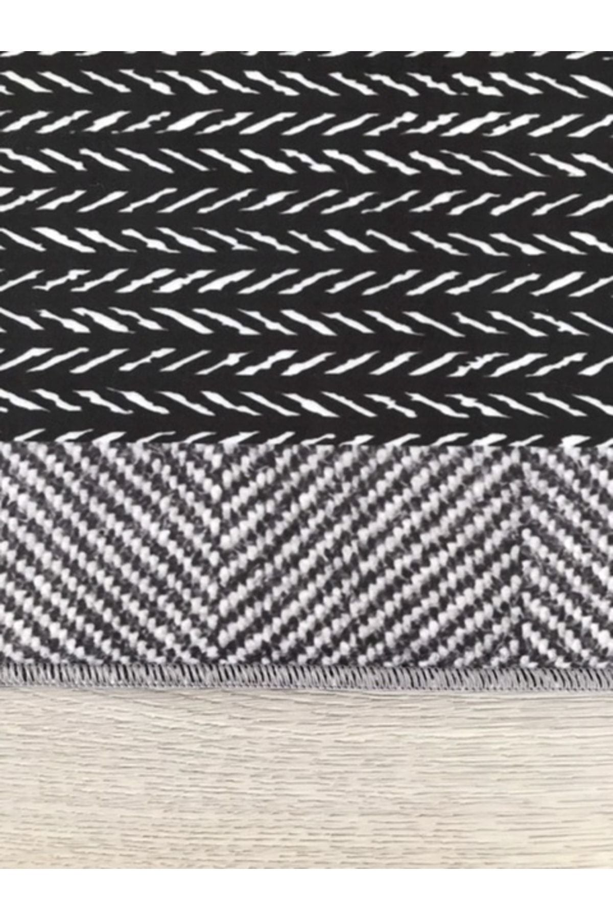 Halı Vagonu Balık Sırtı Desenli Dijital Baskı Halı HV-BS-02