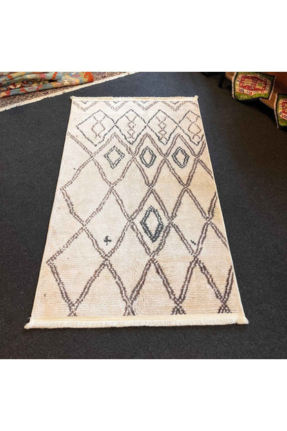 Yumuşak Dokulu Bambu Soft Kilim - Ourain Saçaklı Dijital Baskı HV-SK-O5