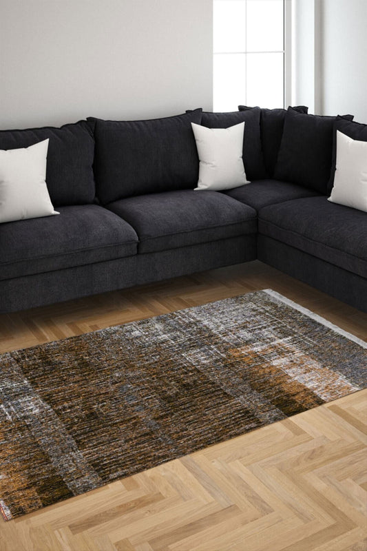 Halı Vagonu Serisi Beyaz Ve Multy Tonlarda Çiçekli Desen Kaymaz Taban Şönil Halı