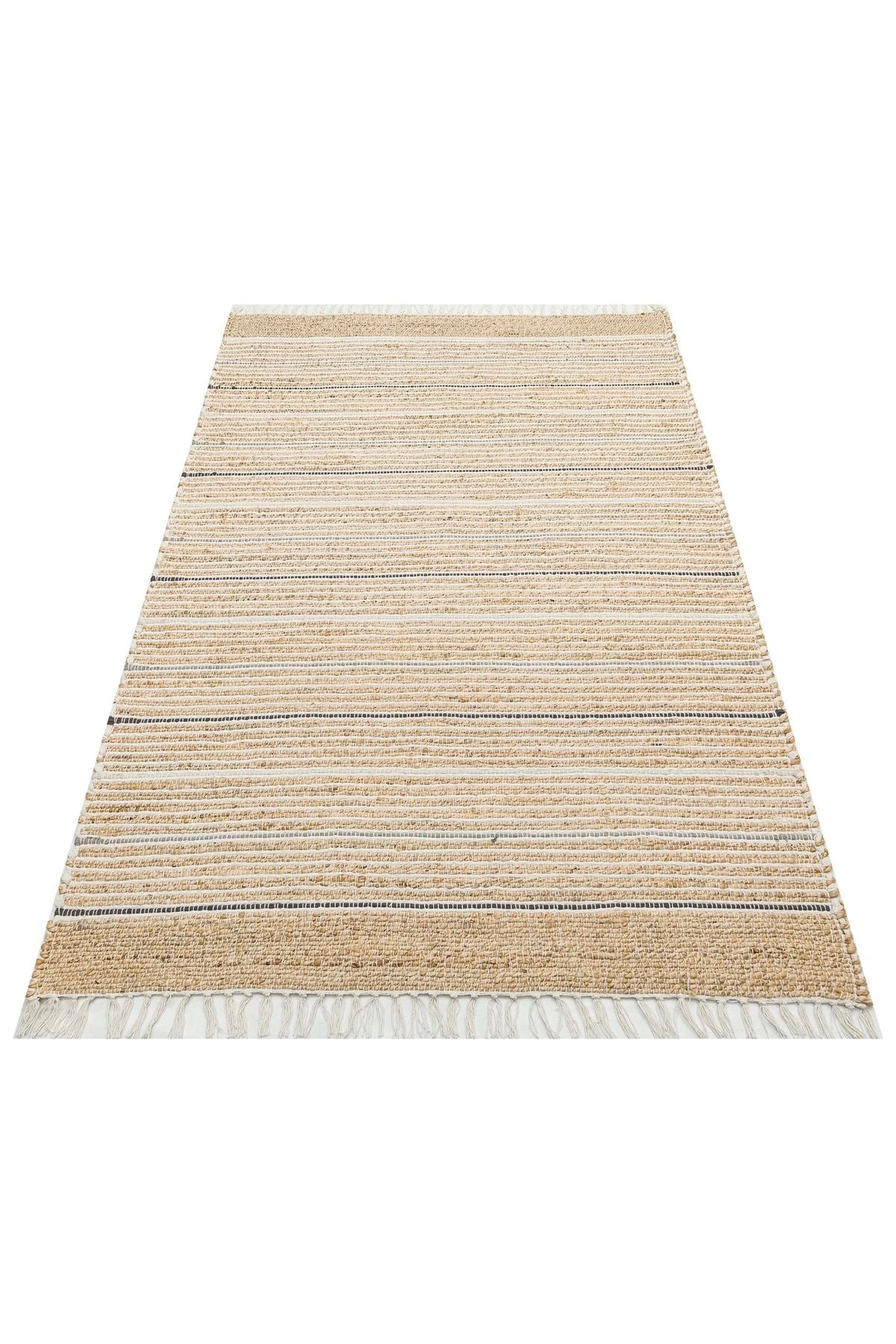Juno Jüt Ech 05 Natural Multy Flatweave El Dokuma Naturel Jüt Hasır Halı