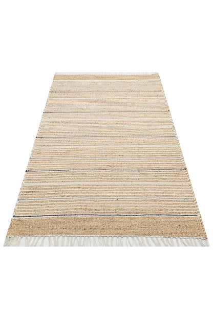 Juno Jüt Ech 05 Natural Multy Flatweave El Dokuma Naturel Jüt Hasır Halı
