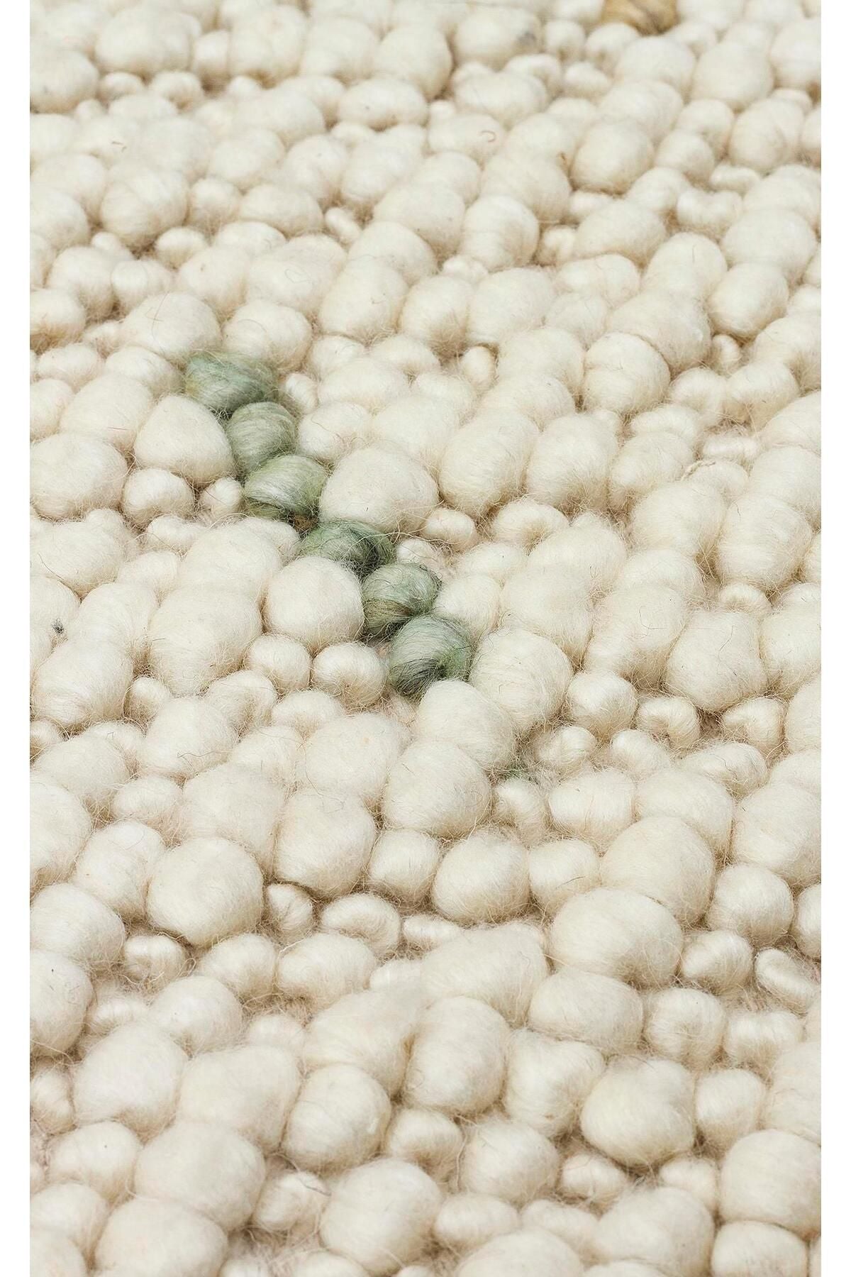 JADE JD 06 MULTY Naturel Kazak Örgü Desenli El Dokuma Örgü Halı