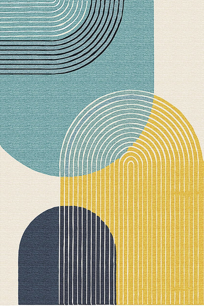 Modern Stil soyut halı kilim bej halı iskandinav halı salon halısı peluş halı Yıkanabilen Halı