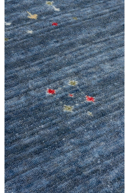 ZARA ZR 06 BLUE Q Otantik Desenli El Emeği ile Özel Tezgahlarda Üretilen Modern Uşak Halısı