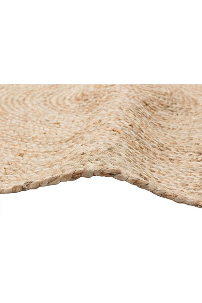 Juno Jüt Ech 01r Natural Flatweave El Dokuma Naturel Jüt Hasır Halı