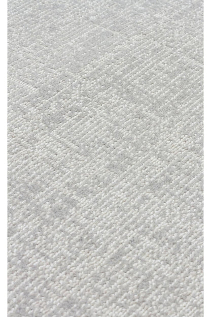 KALAHARİ KLH PLAIN SILVER Özel Dokuma Tekniği Ile Üretilen Modern Sade Desenli Makine Halısı