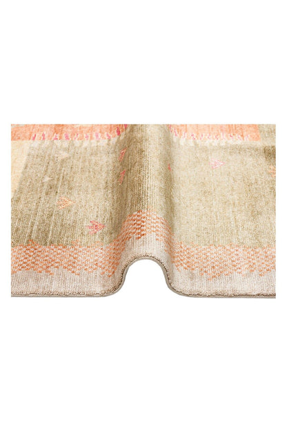 ZARA ZR 07 BEIGE AUTUMN Q Otantik Desenli El Emeği ile Özel Tezgahlarda Üretilen Modern Uşak Halısı