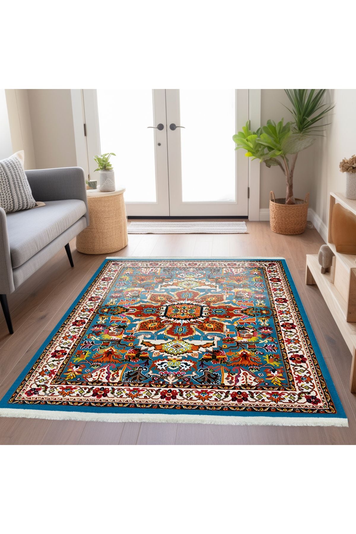 Halı Vagonu E 42 Zamansız Şıklık, Eşsiz Desenler Dokuma Taban Halı