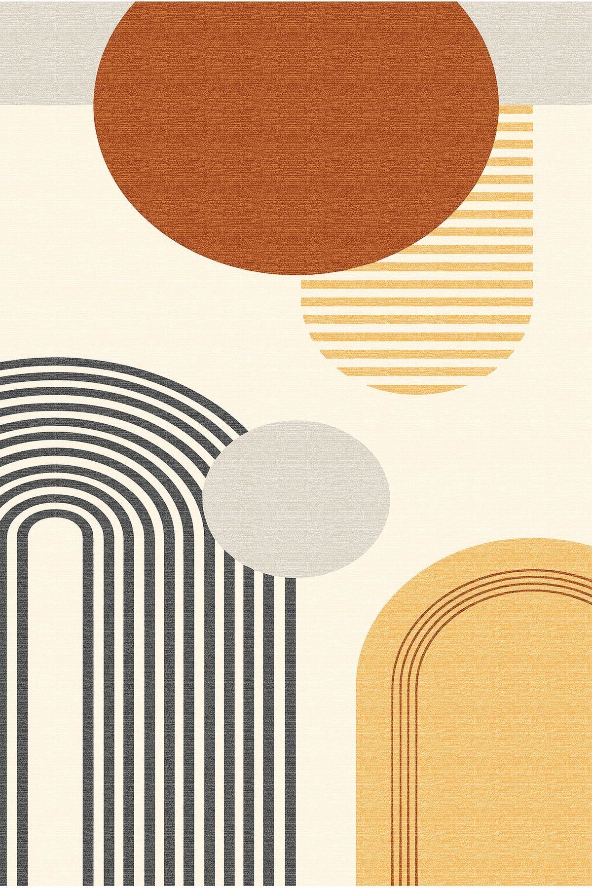 Modern Stil soyut halı kilim bej halı iskandinav halı salon halısı peluş halı Yıkanabilen Halı