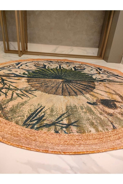 Hasır Jüt Görünümlü Dokuma Yıkanabilen Halı Ve Kilim Taban Kilim Çin Yeli