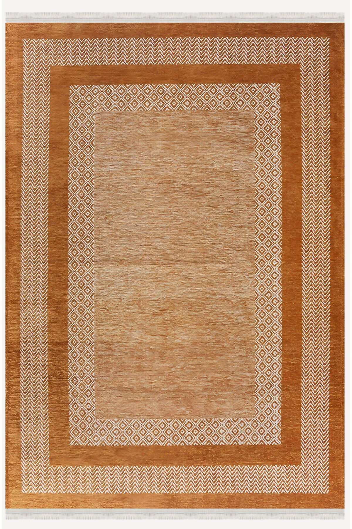 Halı Vagonu131 Iskandinav Modern Halı Dekoratif Salon Halısı Saçaklı Yıkanabilen Halı