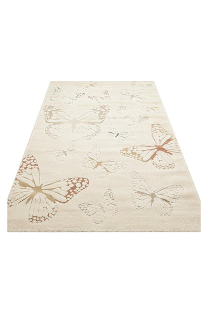 PICCOLO PCL 03 CREAM MULTY  Pastel Renkli Hav ve Toz Vermeyen Çocuk Halısı
