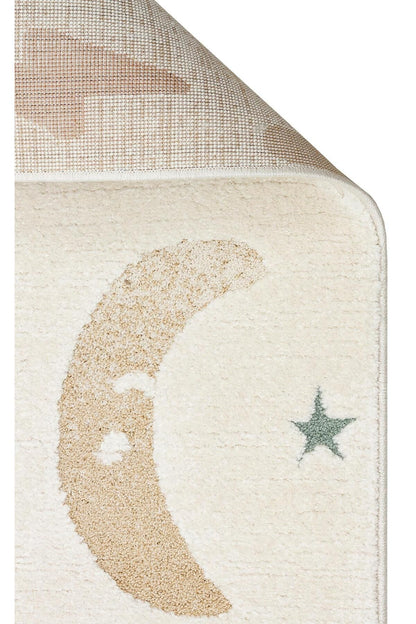 PICCOLO PCL 06 CREAM MULTY  Pastel Renkli Hav ve Toz Vermeyen Çocuk Halısı