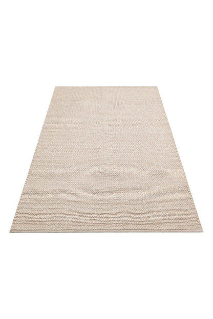JADE BASKETWEAVE BEIGE Naturel Kazak Örgü Desenli El Dokuma Örgü Halı