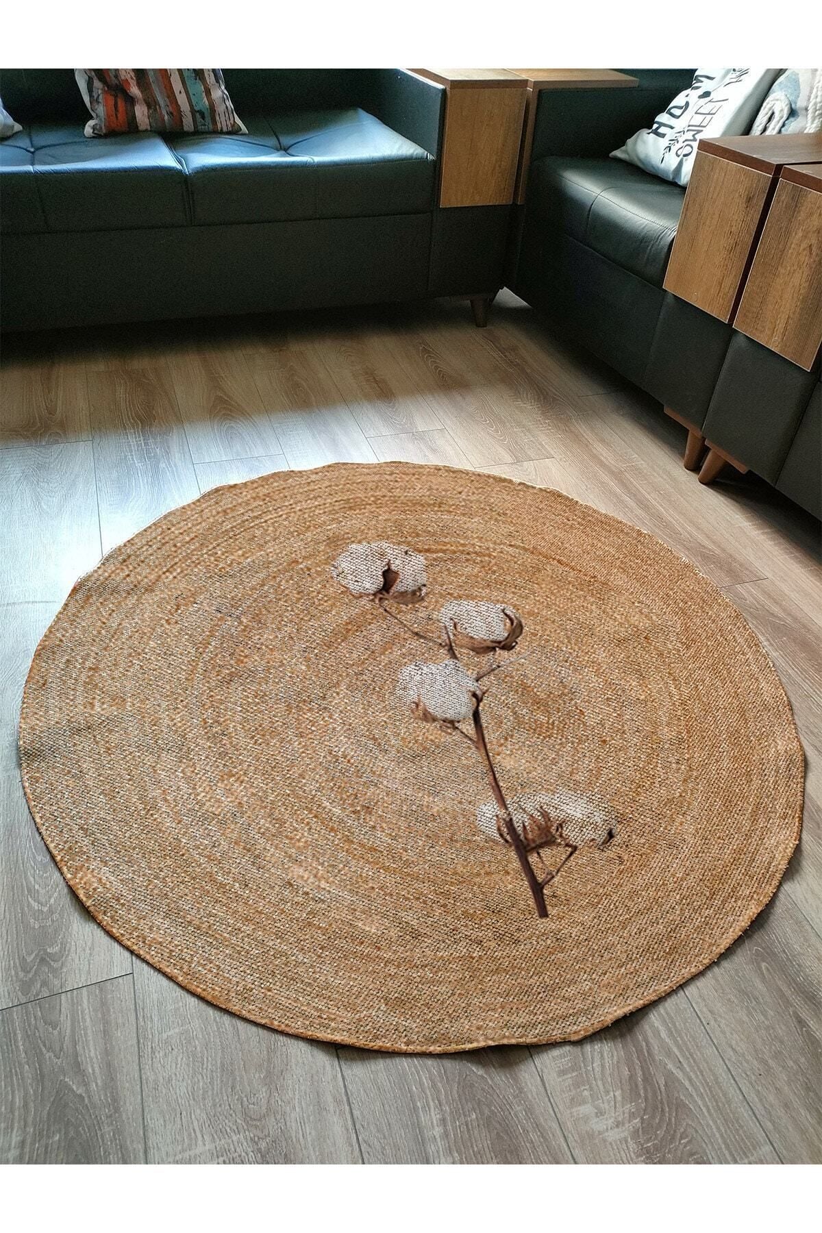 Mars 921 Hasır Jüt Görünümlü Dokuma Kaymaz Taban Kilim