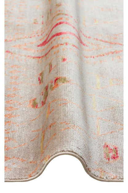 ZARA ZR 15 BEIGE AUTUMN  Otantik Desenli El Emeği İle Özel Tezgahlarda Üretilen Modern Uşak Halısı
