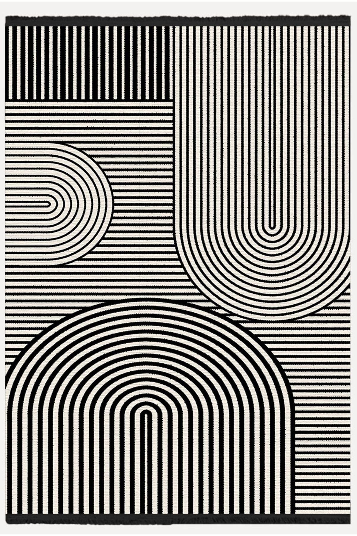 Halı Vagonu130 Iskandinav Modern Halı Dekoratif Salon Halısı Saçaklı Yıkanabilen Halı