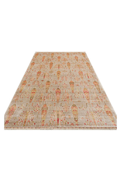 ZARA ZR 08 BEIGE AUTUMN halısı, otantik desenleri ile ev dekorasyonunu tamamlayarak sıcak bir atmosfer yaratır.