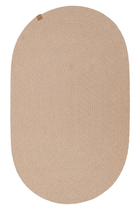 PATNA PTN 18 BEIGE  Renkli Jüt Görünümlü Hasır Örgü Halı