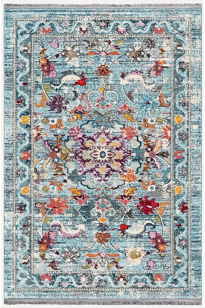 Mars Serisi Eskitme Desen Kaymaz Taban Şönil Halı