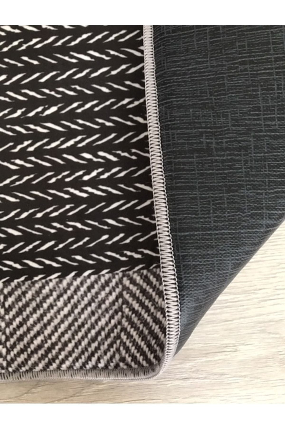 Halı Vagonu Balık Sırtı Desenli Dijital Baskı Halı HV-BS-02