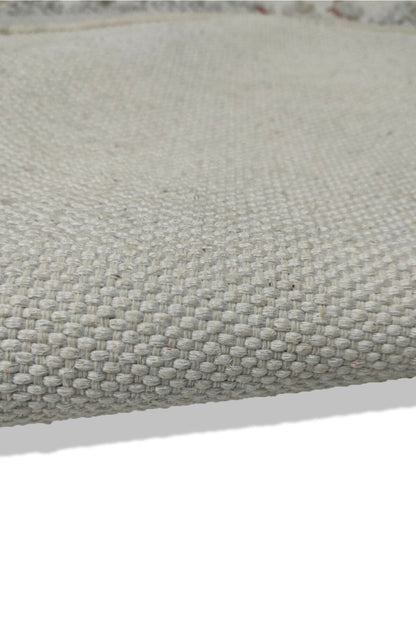 Cotton Serisi Multy Tonlarında Geometrik Otantik Desen Dekoratif Dokuma Taban Kilim