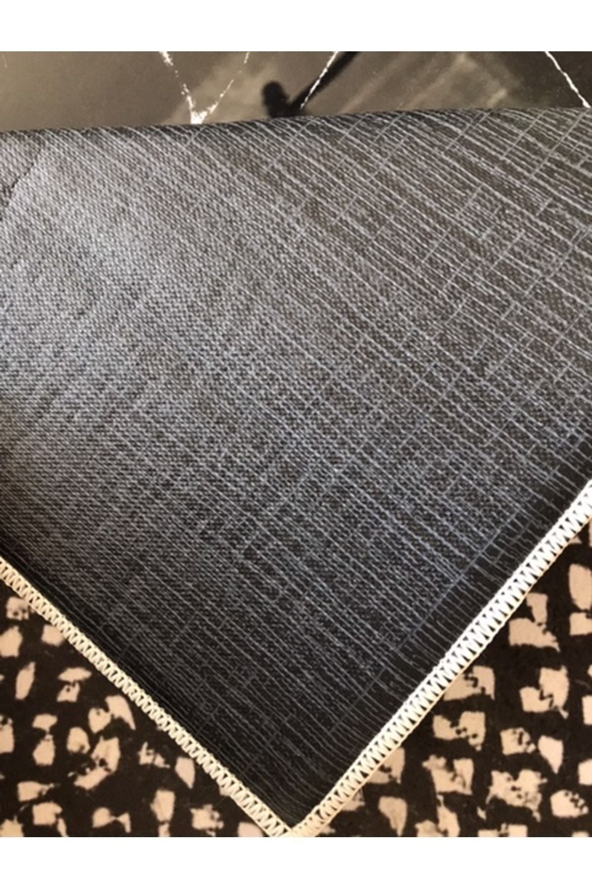 Jute15 Jüt Sisal Hasır Desenli  Dijital Baskı Halı