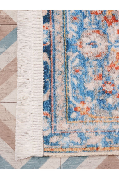 Halı Vagonu 2018 Etnik Vintage Çok Renkli Bohem Dokuma Ve Kaymaz Taban Şönil Halı