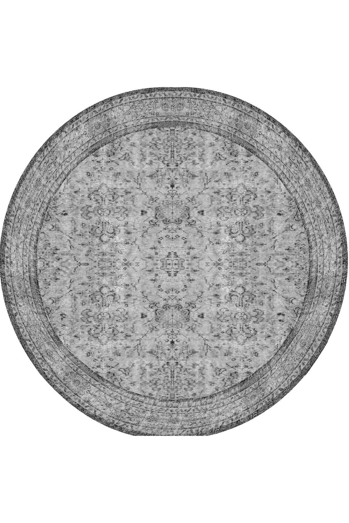 mars halı gri tonlarında Patchwork temalı dekoratif Kilim Salon Halısı Saçaklı Yıkanabilen Halı