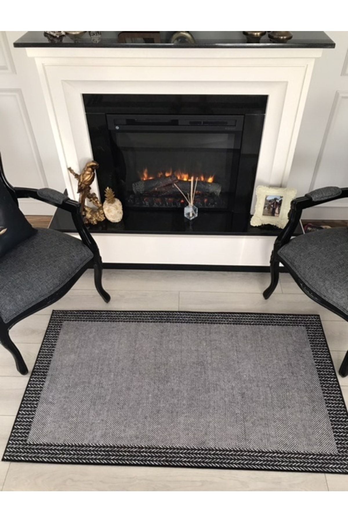 Halı Vagonu Balık Sırtı Desenli Dijital Baskı Halı HV-BS-01