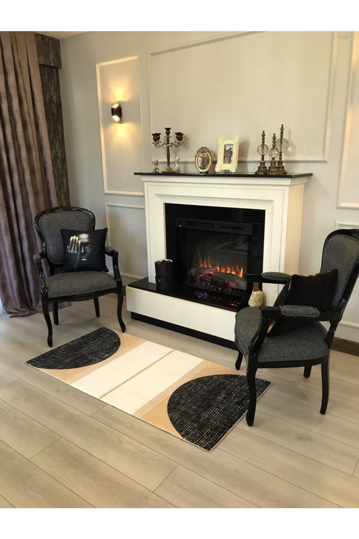 Halı Vagonu HV891 Jüt Efektli Dijital Baskı Halı