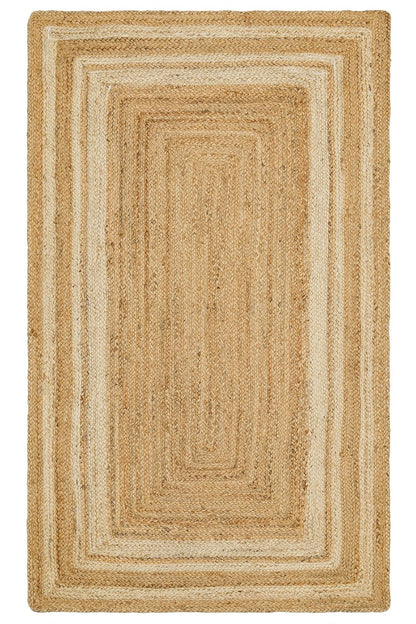 Echo Ech 10 Natural White Xw Flatweave El Dokuma Naturel Jüt Hasır Halı detaylı görüntüsü.