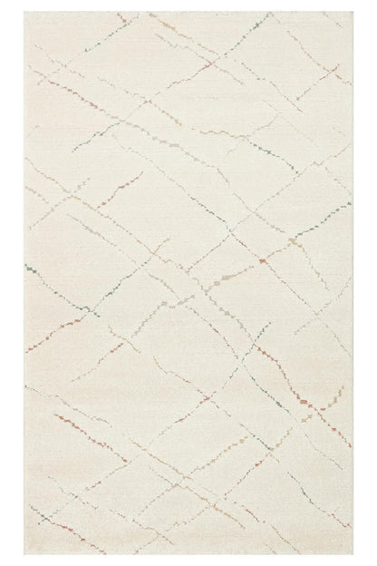 PICCOLO PCL 05 CREAM MULTY  Pastel Renkli Hav ve Toz Vermeyen Çocuk Halısı
