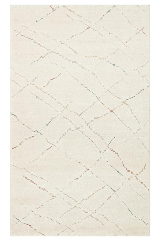 PICCOLO PCL 05 CREAM MULTY  Pastel Renkli Hav ve Toz Vermeyen Çocuk Halısı
