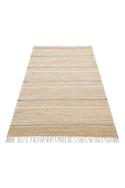 Juno Jüt Ech 05 Natural Multy Flatweave El Dokuma Naturel Jüt Hasır Halı