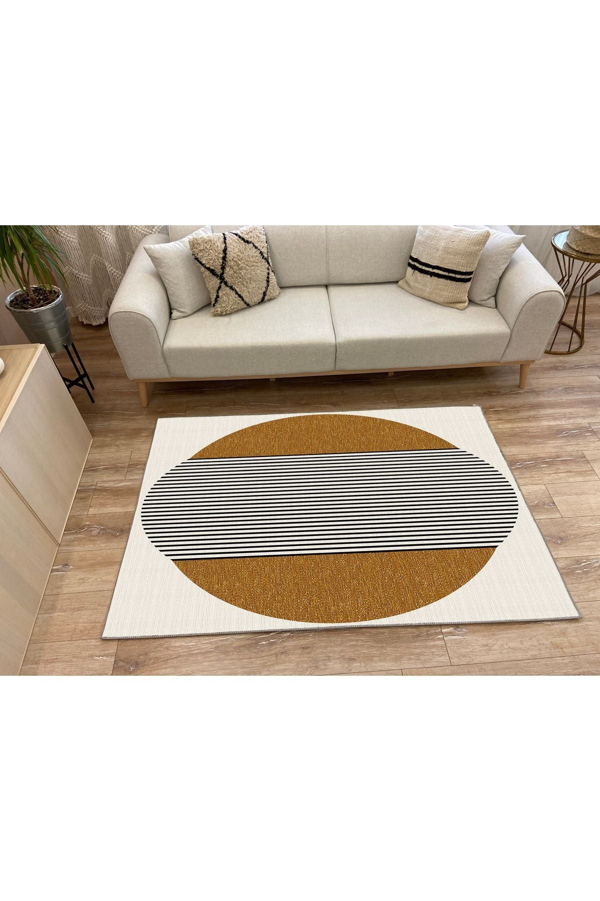 Modern Stil Krem Tonlarında iskandinav halı ve kilim Salon halısı Peluş halı Yıkanabilen Halı