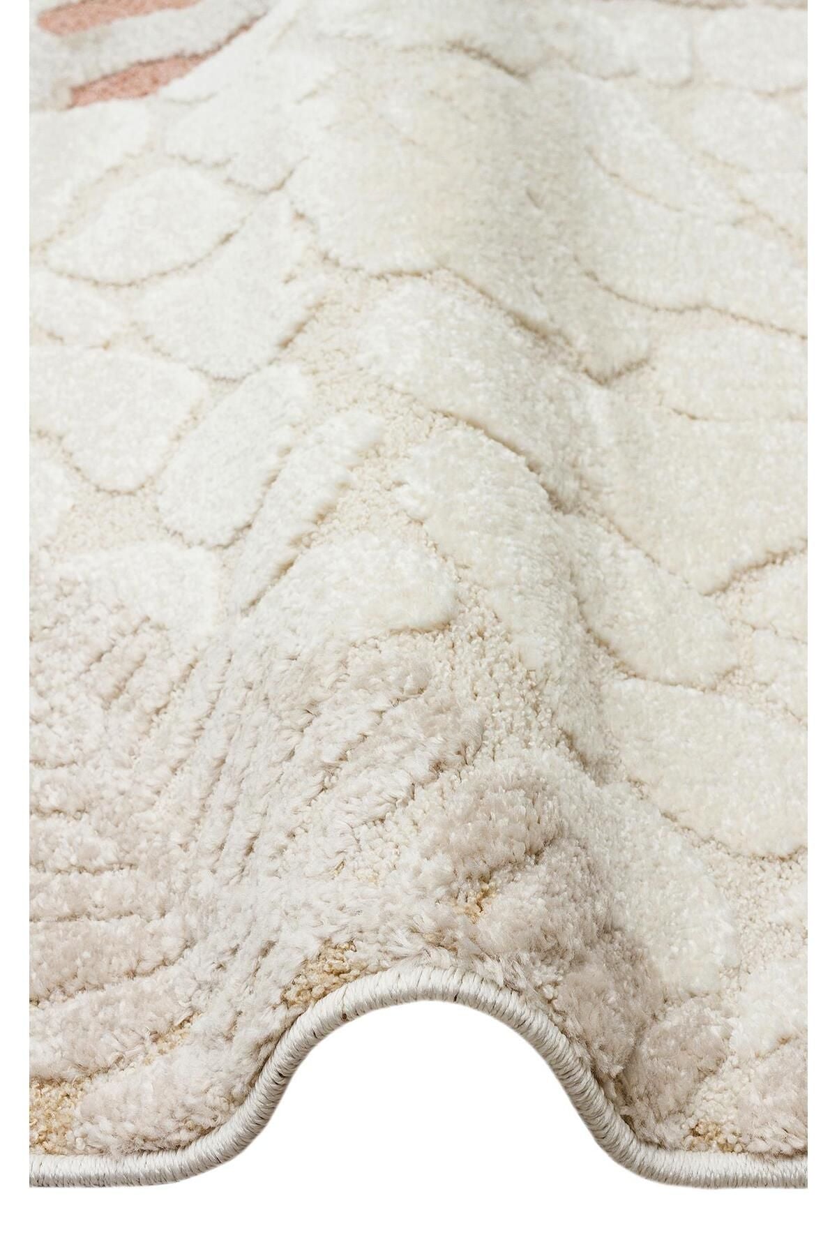 PICCOLO PCL 08 CREAM MULTY  Pastel Renkli Hav ve Toz Vermeyen Çocuk Halısı