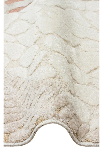 PICCOLO PCL 08 CREAM MULTY  Pastel Renkli Hav ve Toz Vermeyen Çocuk Halısı
