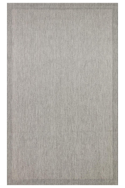 MONO MNO 02 GREY Hav Toz Vermez Kaymaz Tabanlı Sisal Halı