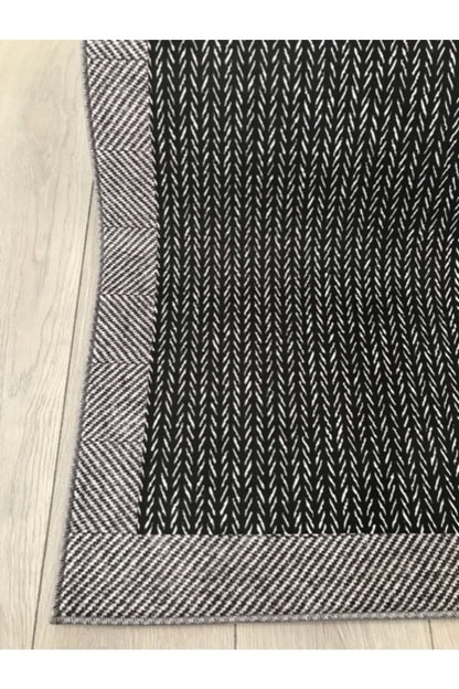 Halı Vagonu Balık Sırtı Desenli Dijital Baskı Halı HV-BS-02