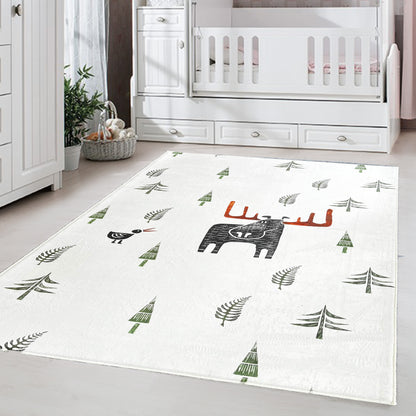 Carpet Wagon HV198 Cream Beige Named Children's Carpet