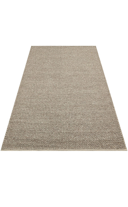 JADE BASKETWEAV BROWN Naturel Kazak Örgü Desenli El Dokuma Örgü Halı