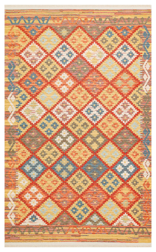 NOMAD NMD 05 TERRA Yıkanabilir, Çift Taraflı Kullanıma Uygun Yumuşak Tuşeli Otantik Kilim